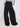 Kostumn black palazzo trousers with logoed waist