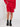 Kostumn red Bermuda shorts with logoed waist