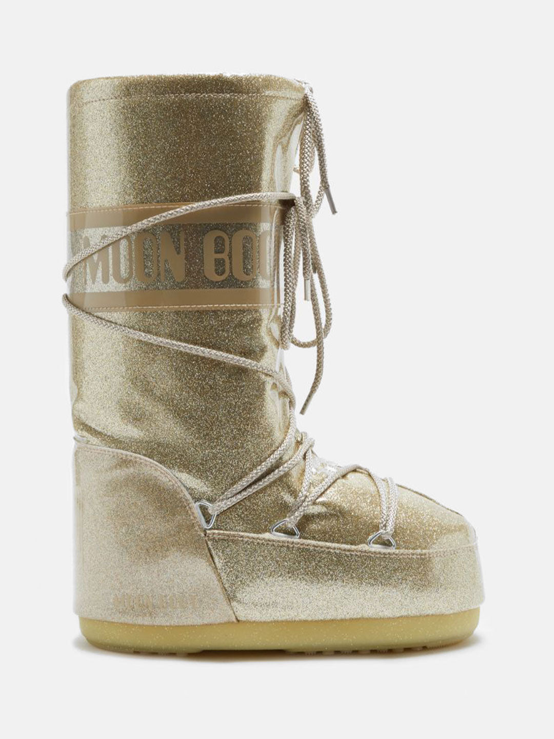 Moon Boot Icon Glitter Gold Boots