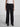Pieces tailored black trousers with wide bottom