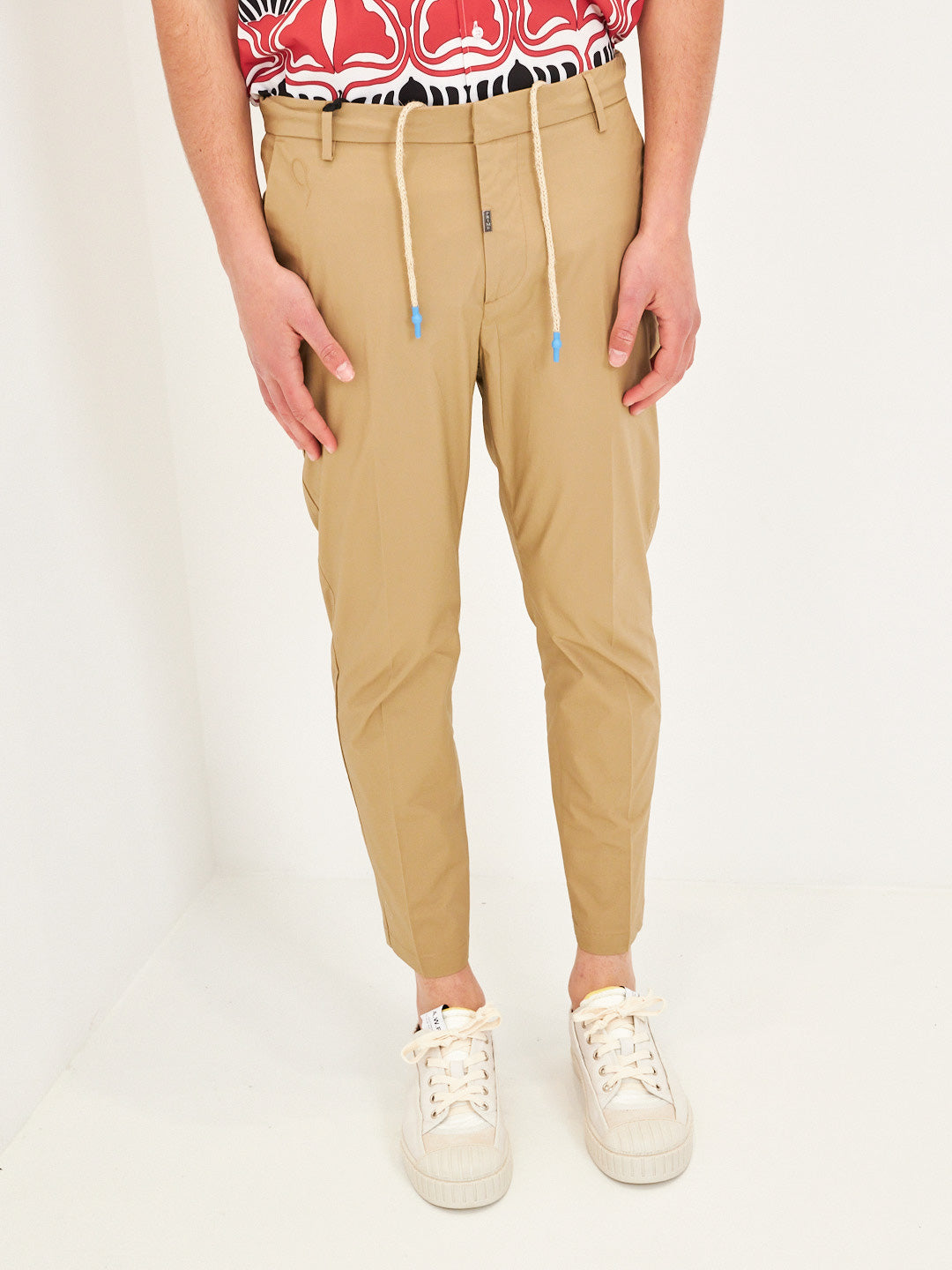 Prime trousers in dark beige cotton