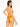 4Giveness triangle bikini swimsuit and lace-up briefs like a virgin orange