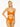 4Giveness costume bikini top e slip vita alta like a virgin Arancione