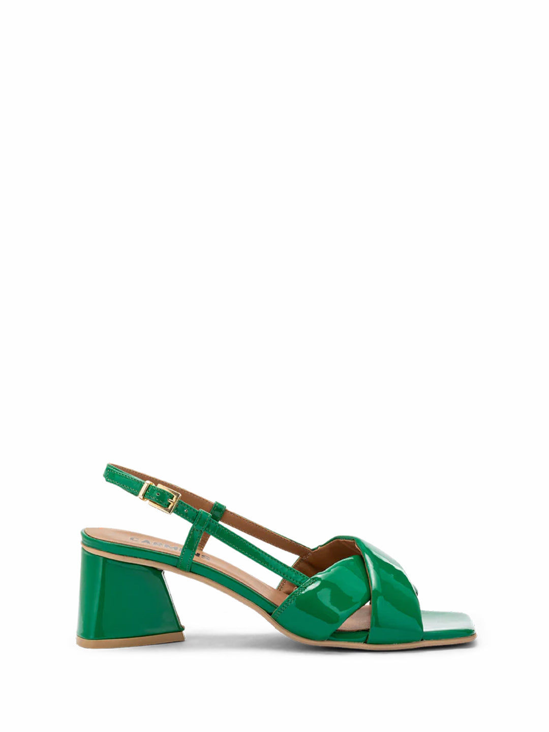 Carmens green Carry Cross sandals