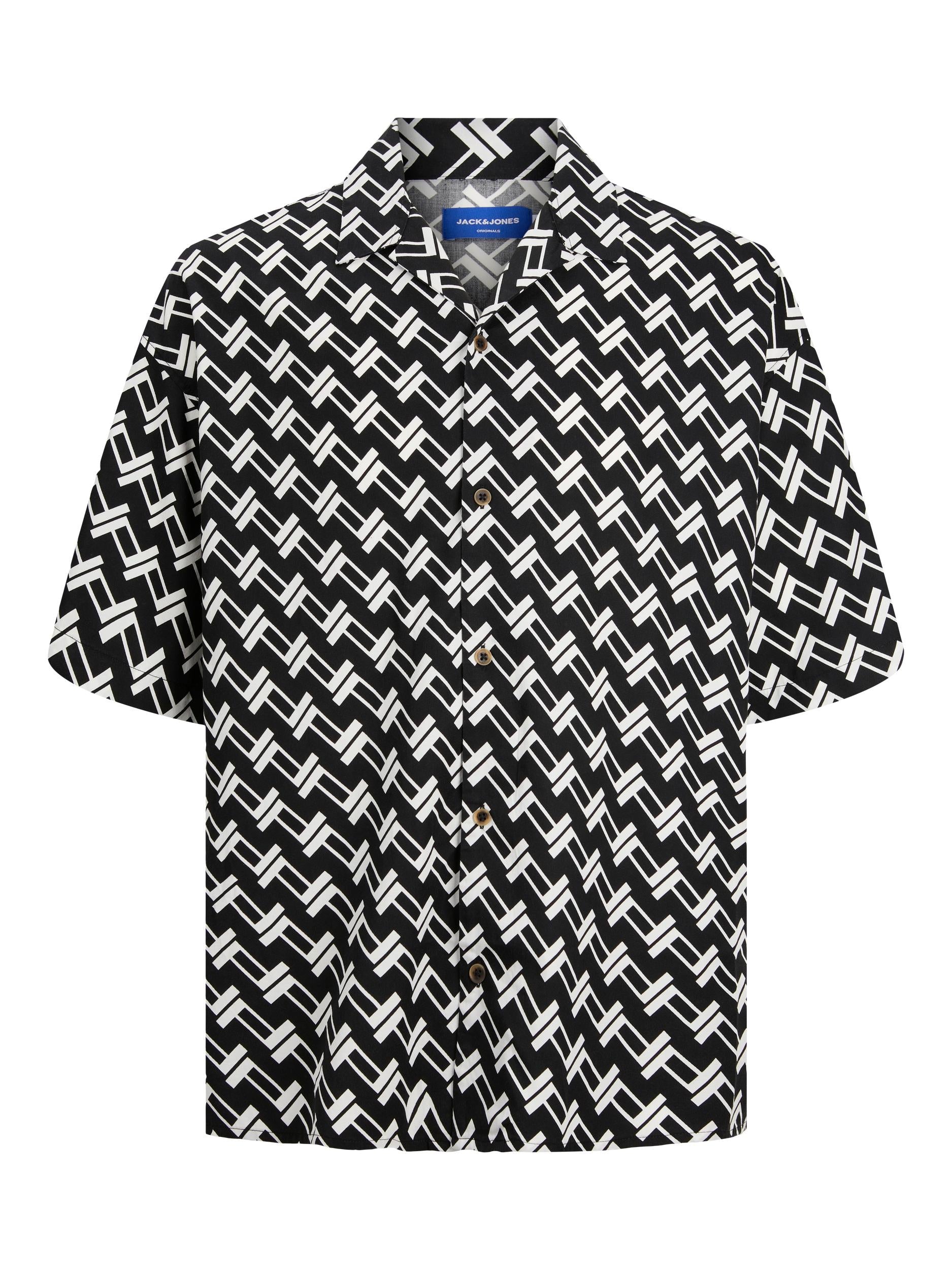 Jack&amp;Jones black patterned shirt