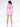 Matilde Couture pink jacket with triple buckle with rhinestones<br>