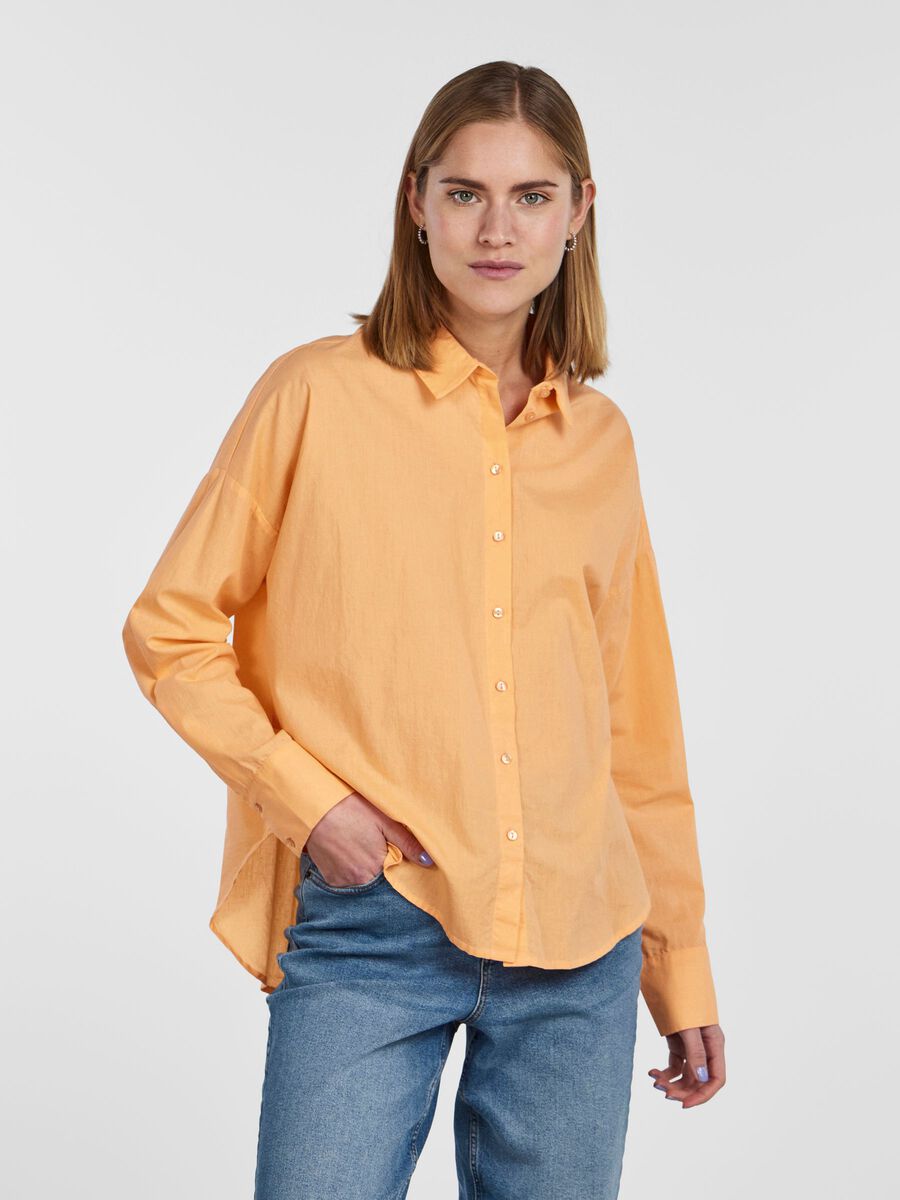 Pieces camicia arancio