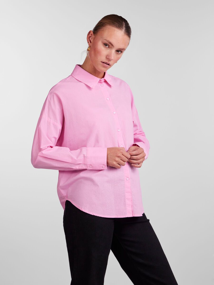 Pieces camicia rosa