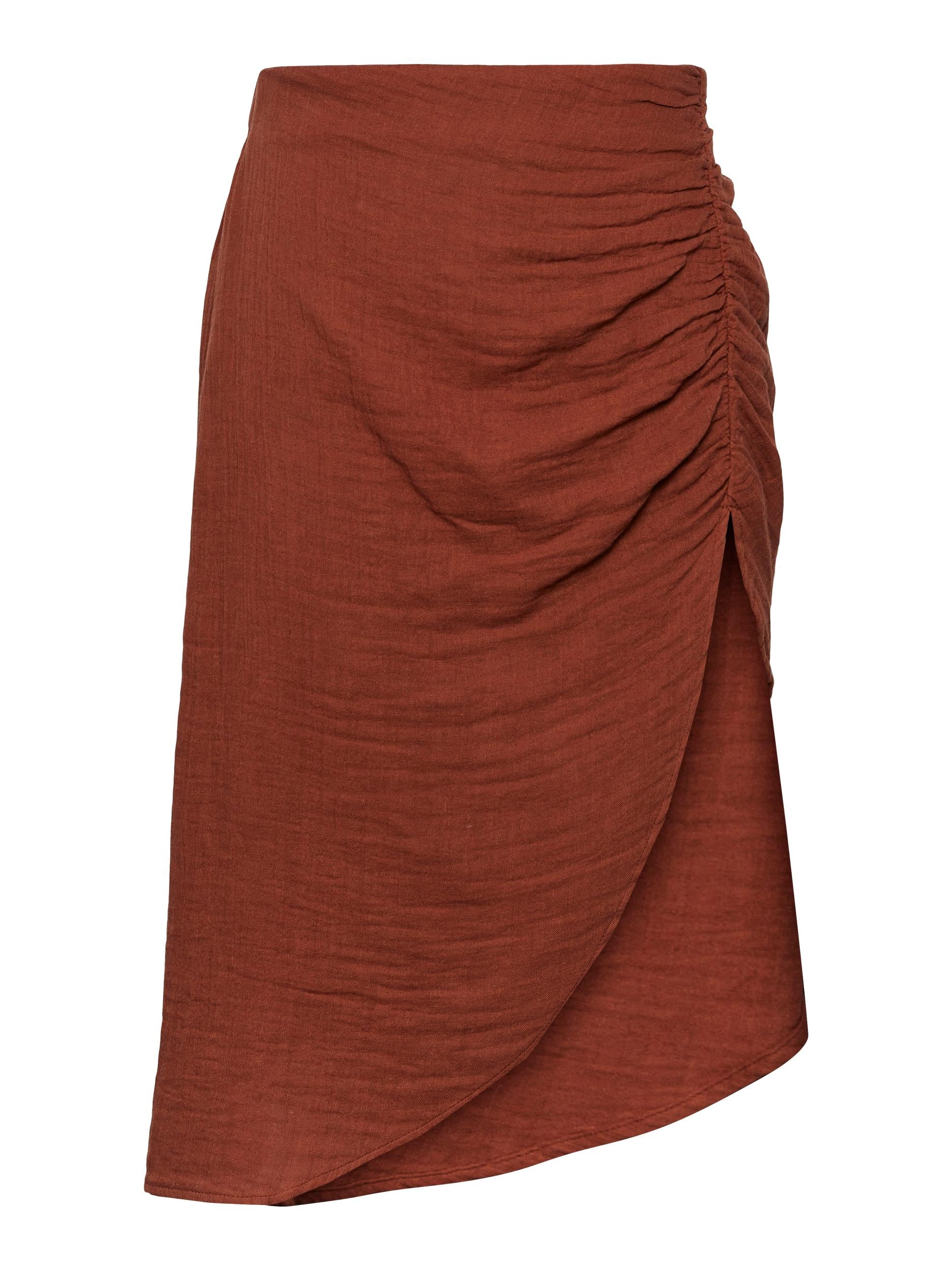 Brown midi skirt pieces