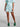 Pieces light blue multicolor skirt