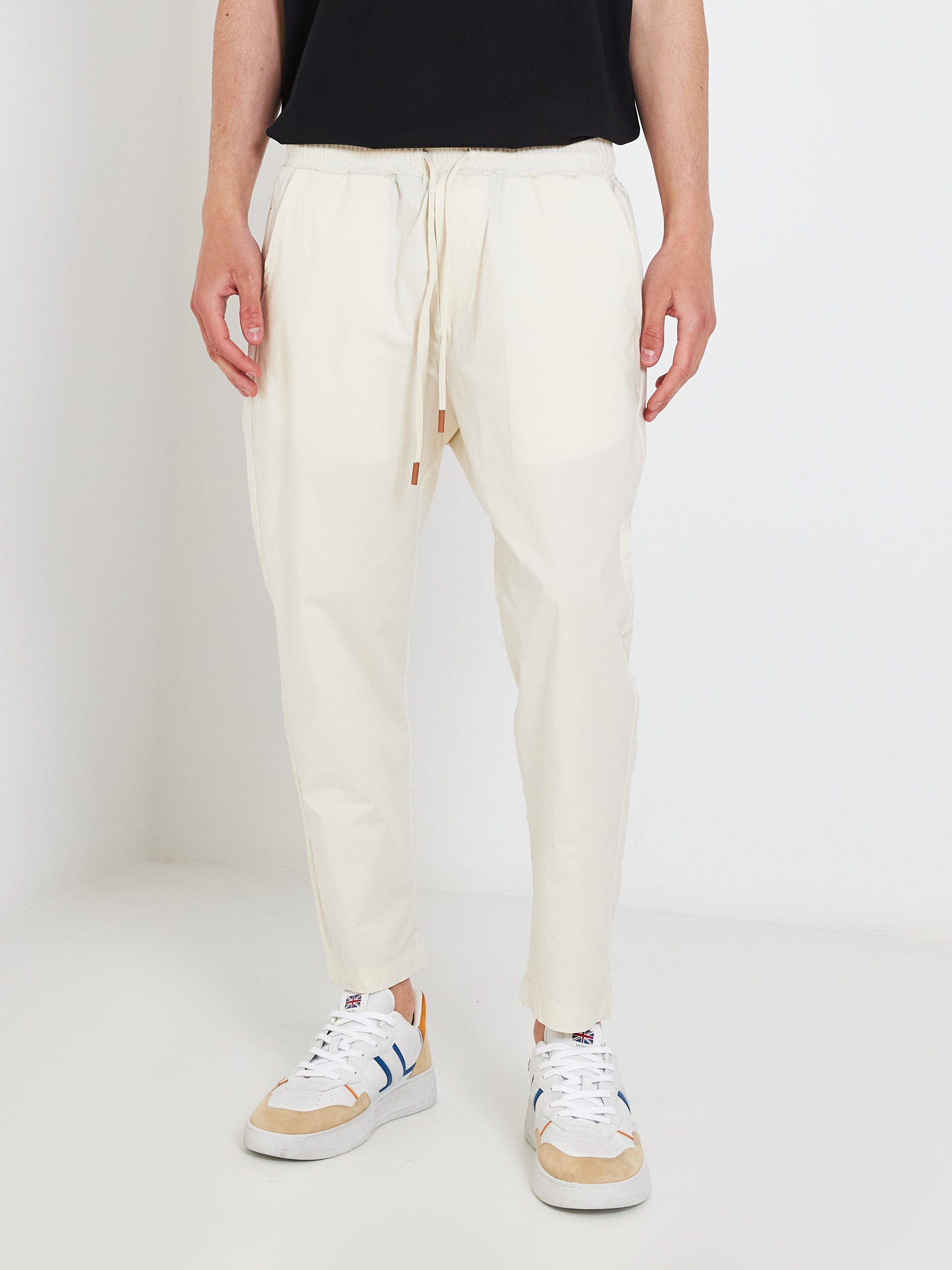 First cream trousers