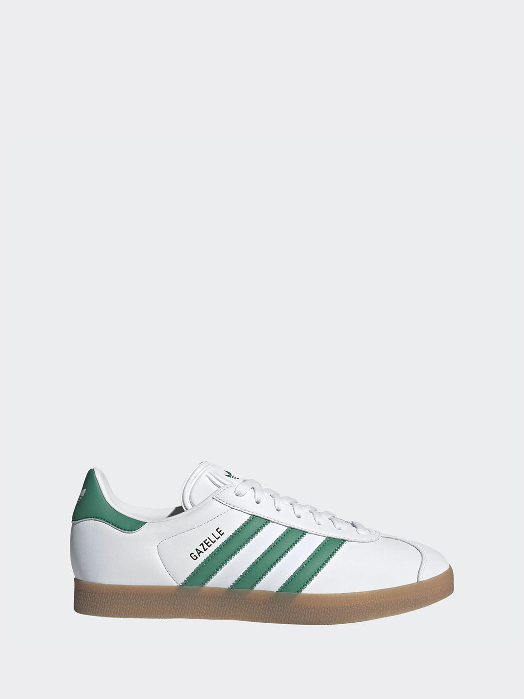 Adidas Gazelle sneakers bianco con tab verde