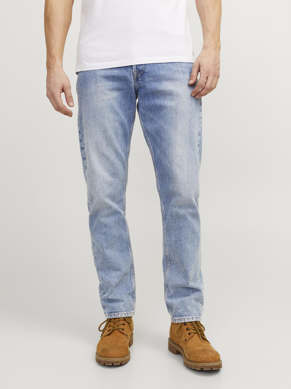Jack & Jones jeans blu con effetto sbiadito