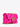 Pinko Love Puff Mini CL borsa fucsia con catena metallica oro